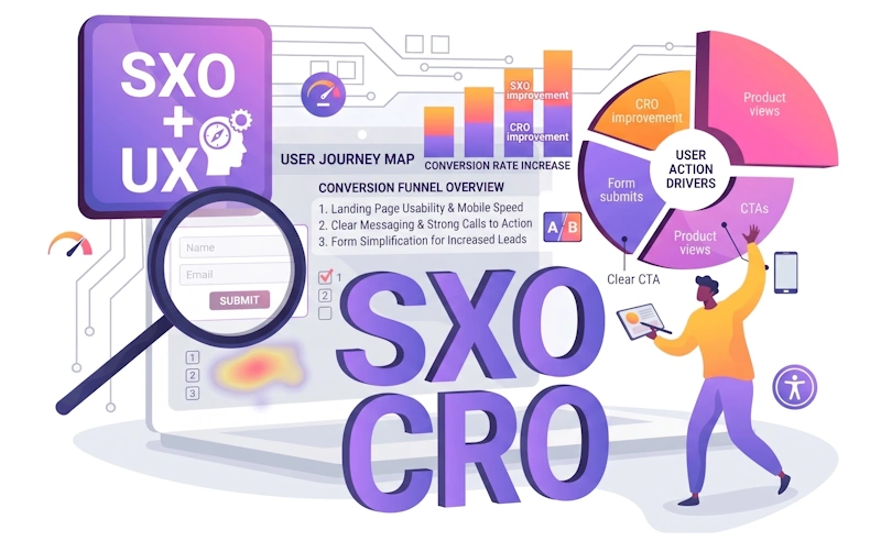 Using Experience to Turn Visitors Into Earnings (SXO and CRO)